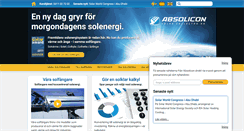 Desktop Screenshot of absolicon.se